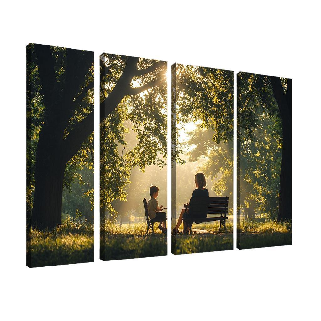 Reflections Of Love A Mother's Heartfelt Advice Canvas Paintings Frame