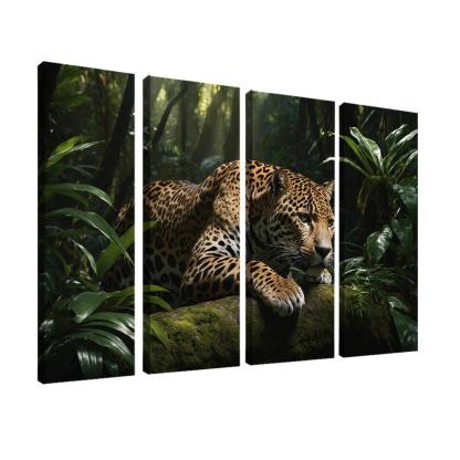 The Mighty Jaguar Stealthy Forest Predator Canvas Paintings Frame