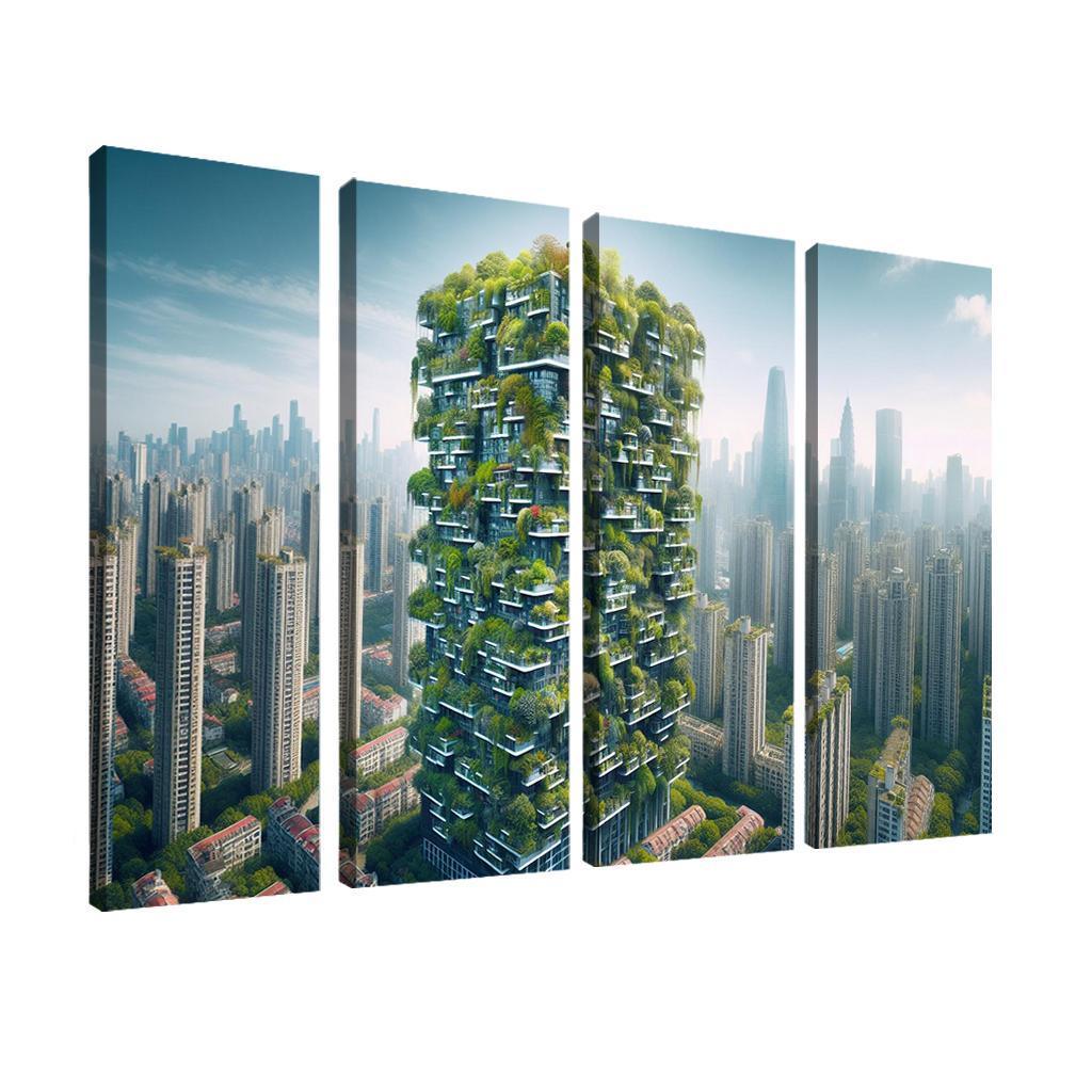 Vertical Forests Custom Paintings Frame
