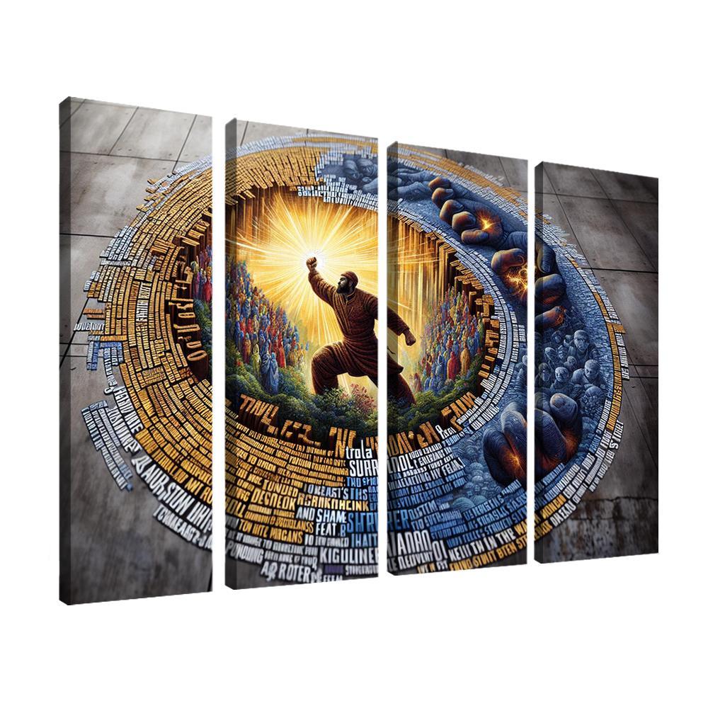 Tales Of Survival The Fight Against Domestic Violence Custom Paintings Frame