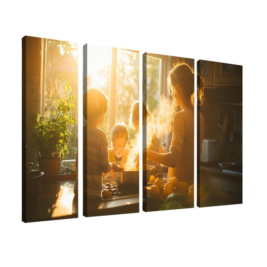 The Heartbeat Of Home A Mothers Love Canvas Paintings Frame