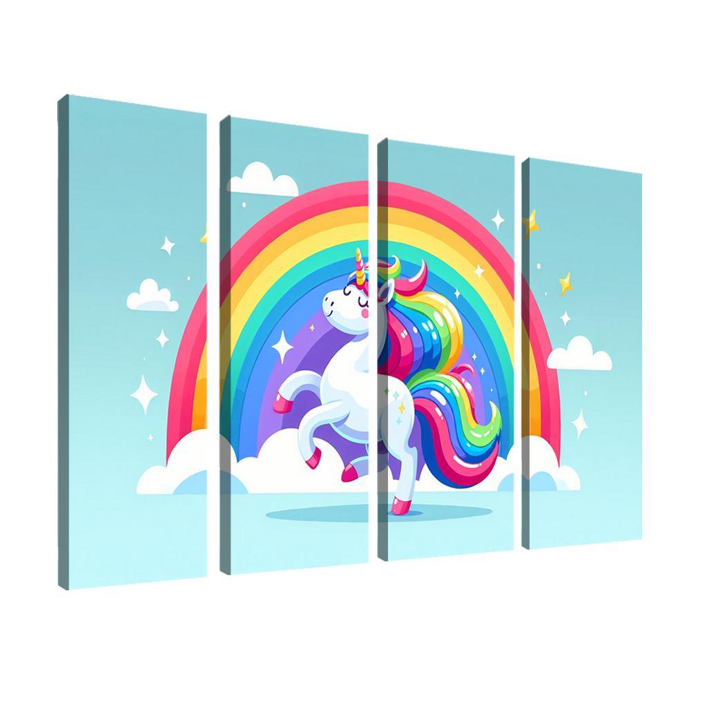Magical Unicorn Modern Paintings Frame