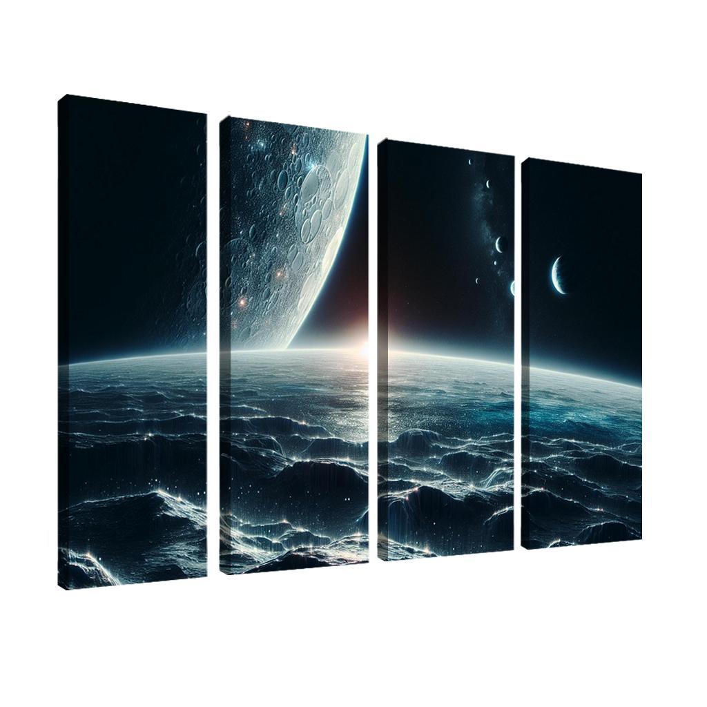 The Chilling Reality Of Ice Worlds Abstract Paintings Frame