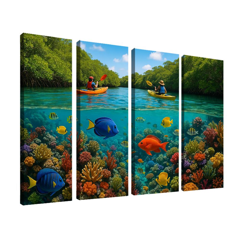 Coral Bay Adventure And Eco-tourism Custom Paintings Frame