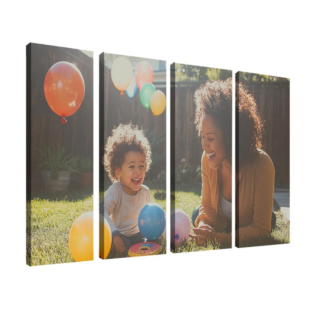 The Echo Of Her Laughter A Mothers Joy Canvas Paintings Frame