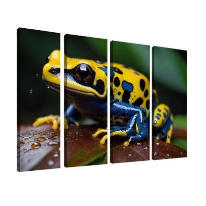 The Colorful Poison Dart Frog Jewel Of The Tropics Modern Paintings Frame