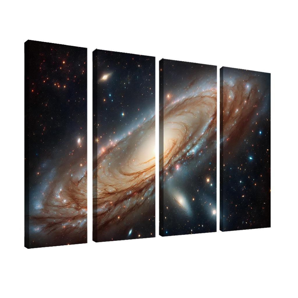 The Striking Features Of The Andromeda Galaxy Abstract Paintings Frame