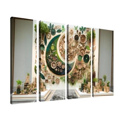 Nature's Art The Beauty Of Sustainable Practices Multi-panel Paintings