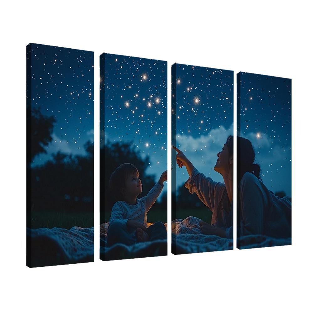 Stars In Our Eyes Dreams Of Tomorrow Custom Paintings Frame