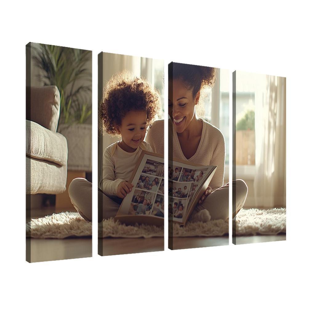 The Embrace Of Memories A Mothers Love Custom Paintings Frame