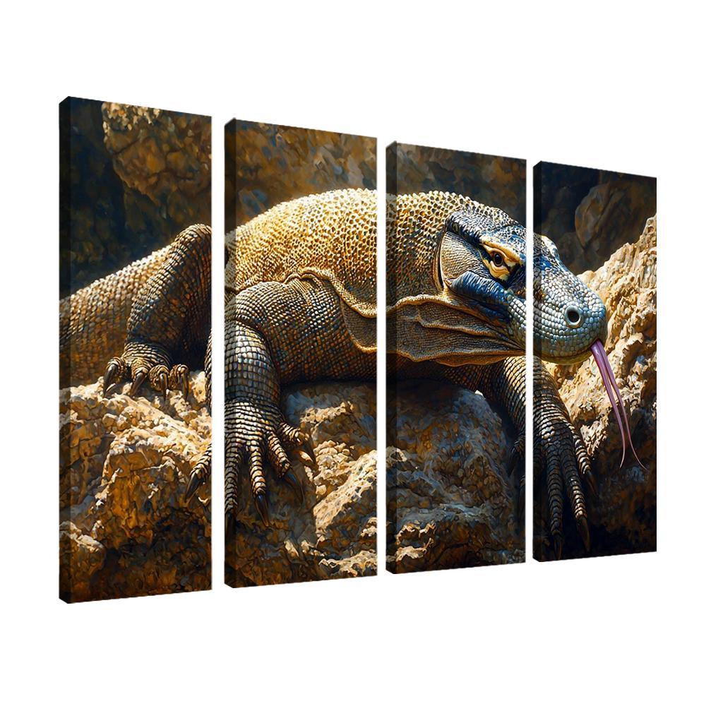 The Powerful Komodo Dragon The Earth's Largest Lizard Art Trends