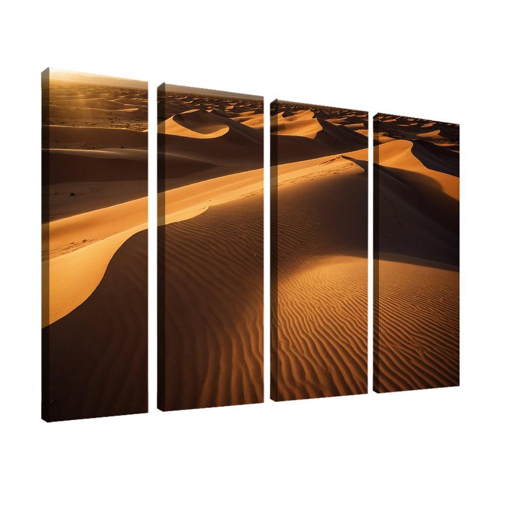 The Golden Sands Of Solstice Dunes Oil Paintings Frame