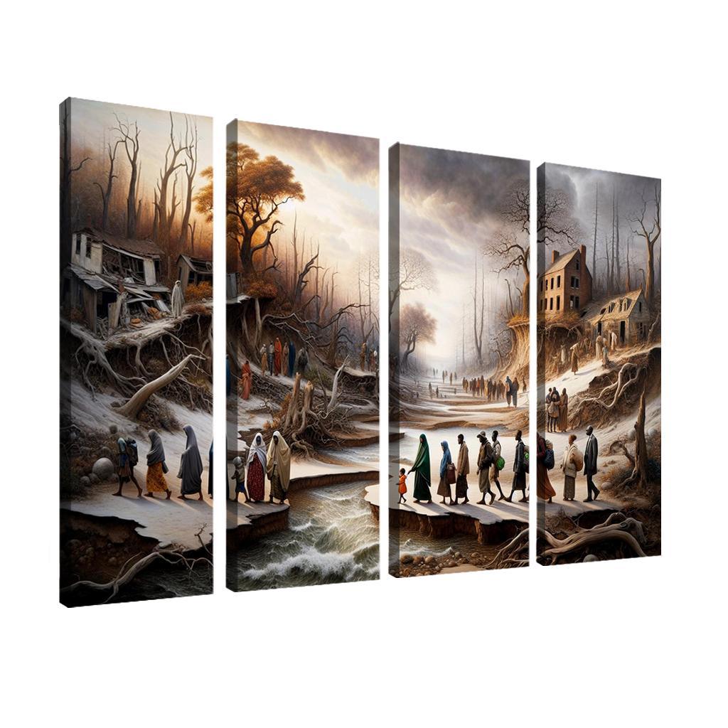 Climate Refugees The Human Face Of Environmental Displacement Art Trends