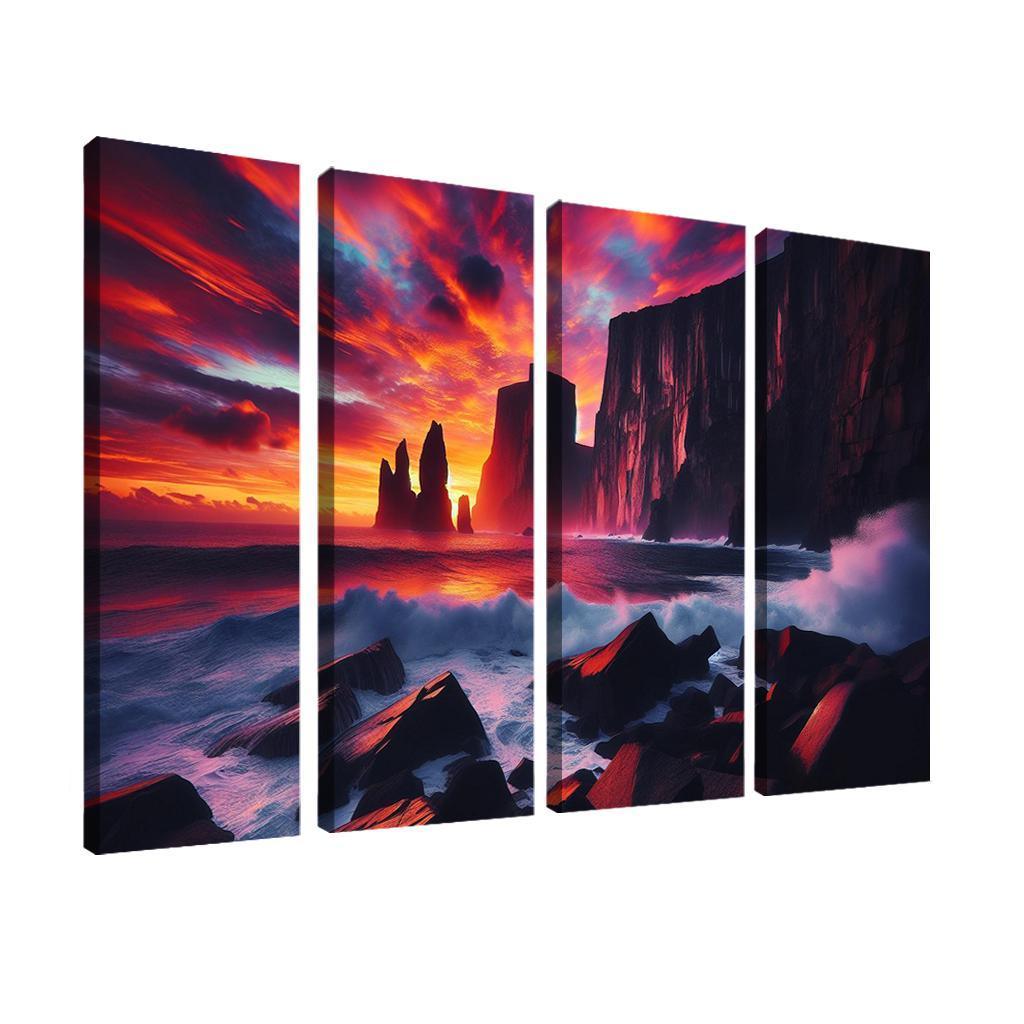 Sunset Cliffs A Photographers Dream Canvas Paintings Frame