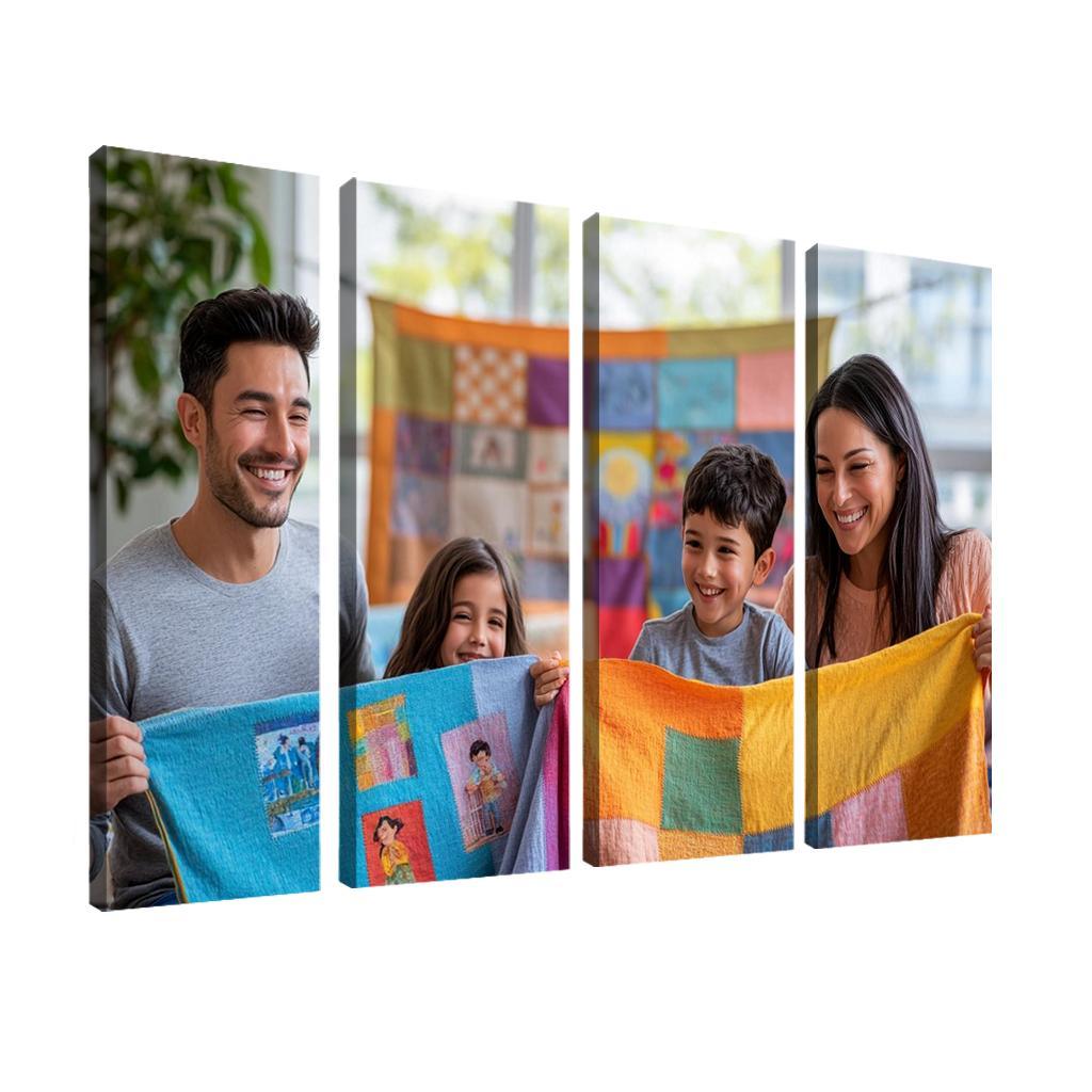 Threads Of Connection The Fabric Of Family Custom Paintings Frame