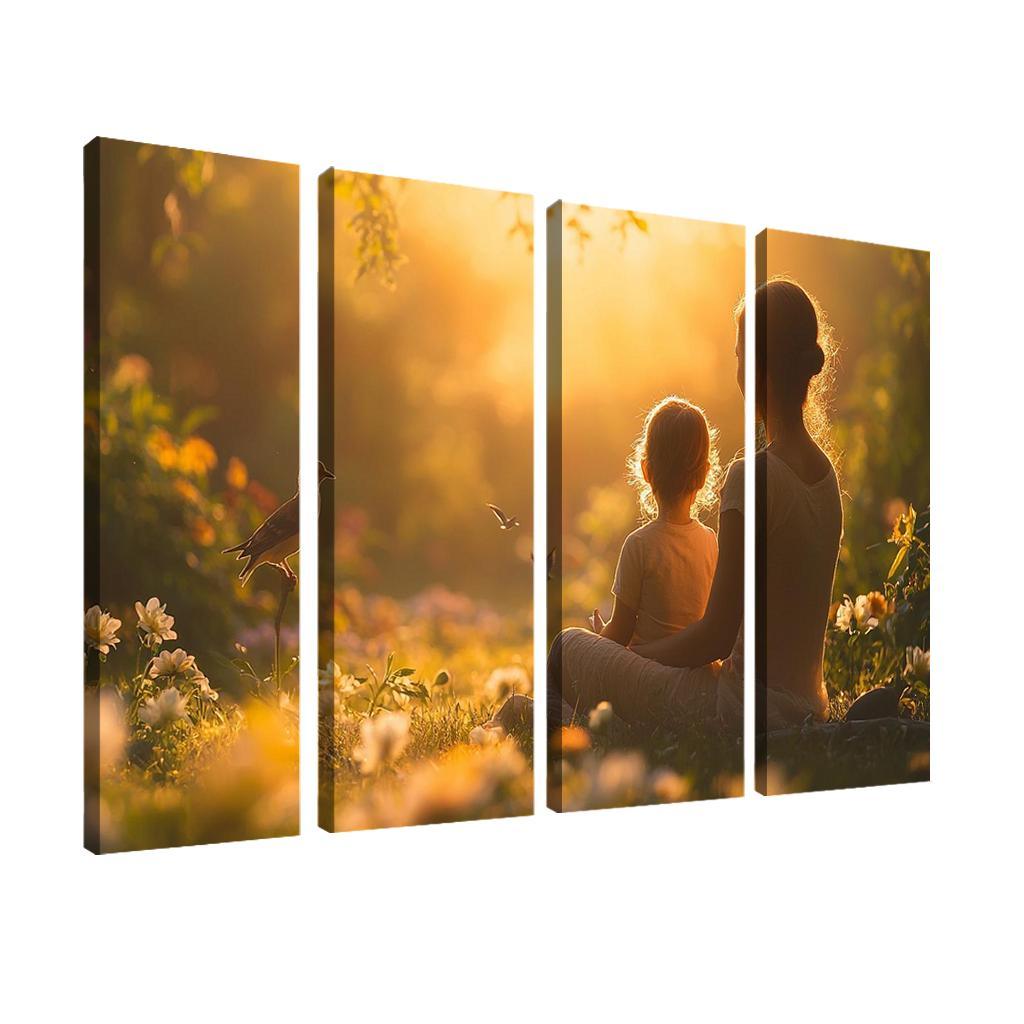 Moments Of Silence The Language Of Love Custom Paintings Frame