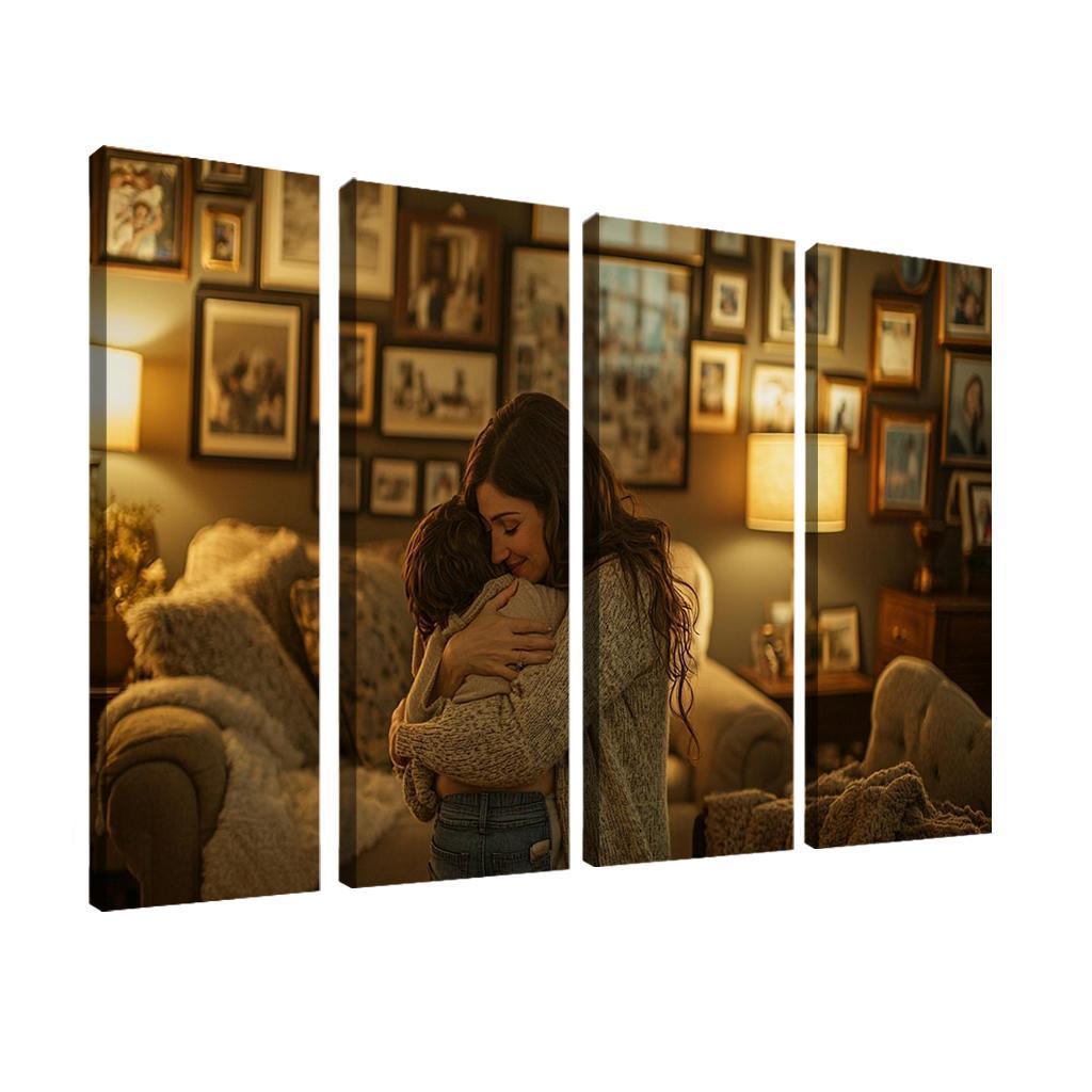 A Mothers Embrace The Heart Of Home Canvas Paintings Frame