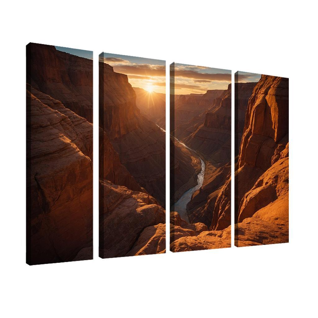 The Enigmatic Canyons Of Sunset Shadows Art Trends