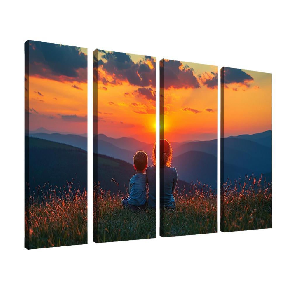 Embracing Change A Mothers Steadfast Love Custom Paintings Frame