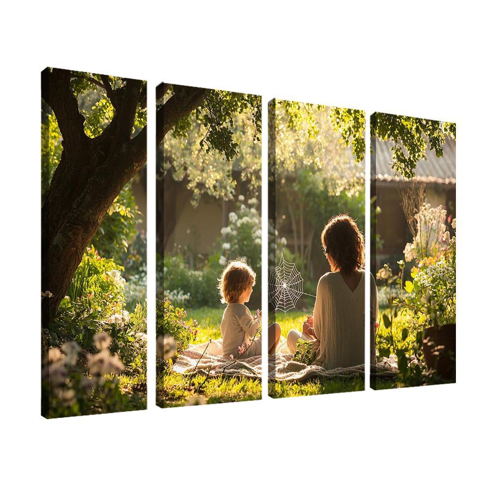The Web Of Love A Mothers Protective Embrace One-piece Frames