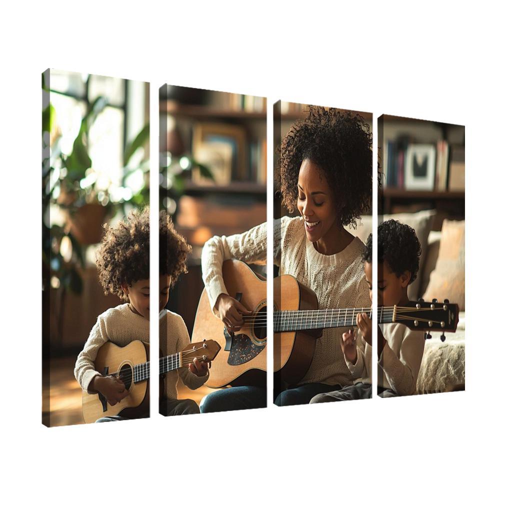 The Rhythm Of Our Hearts A Mothers Love Song Canvas Paintings Frame