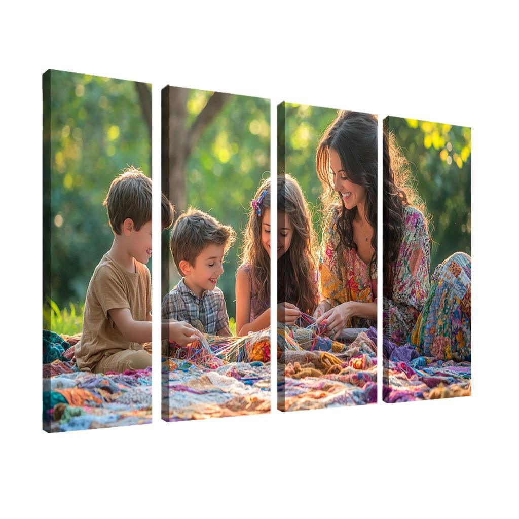 A Tapestry Of Love Threads Of Family Memories Custom Paintings Frame
