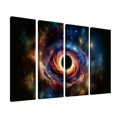 Exploring The Abyss Of Black Holes Abstract Paintings Frame