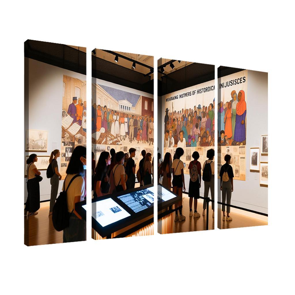 Shadows Of The Past Art On Historical Injustice Framed Paintings