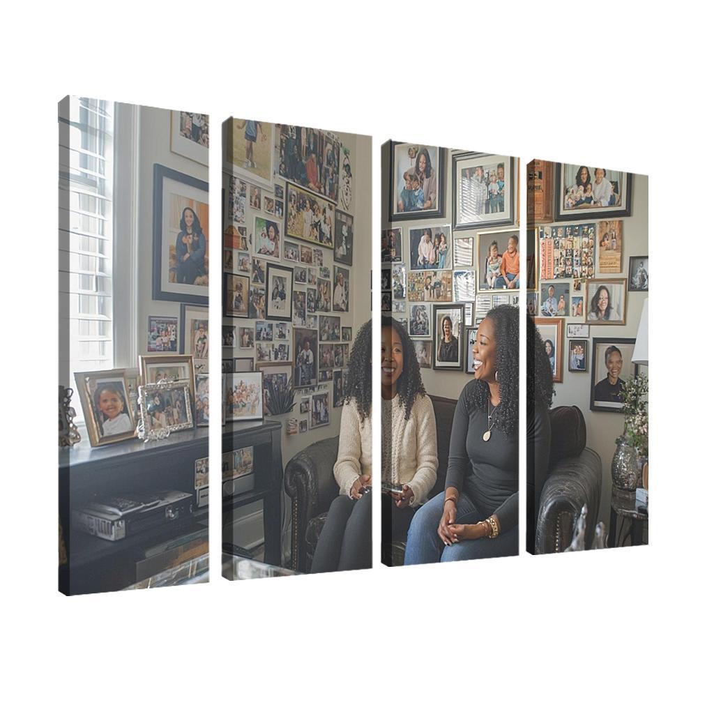 A Journey Through Time Memories Shared Custom Paintings Frame