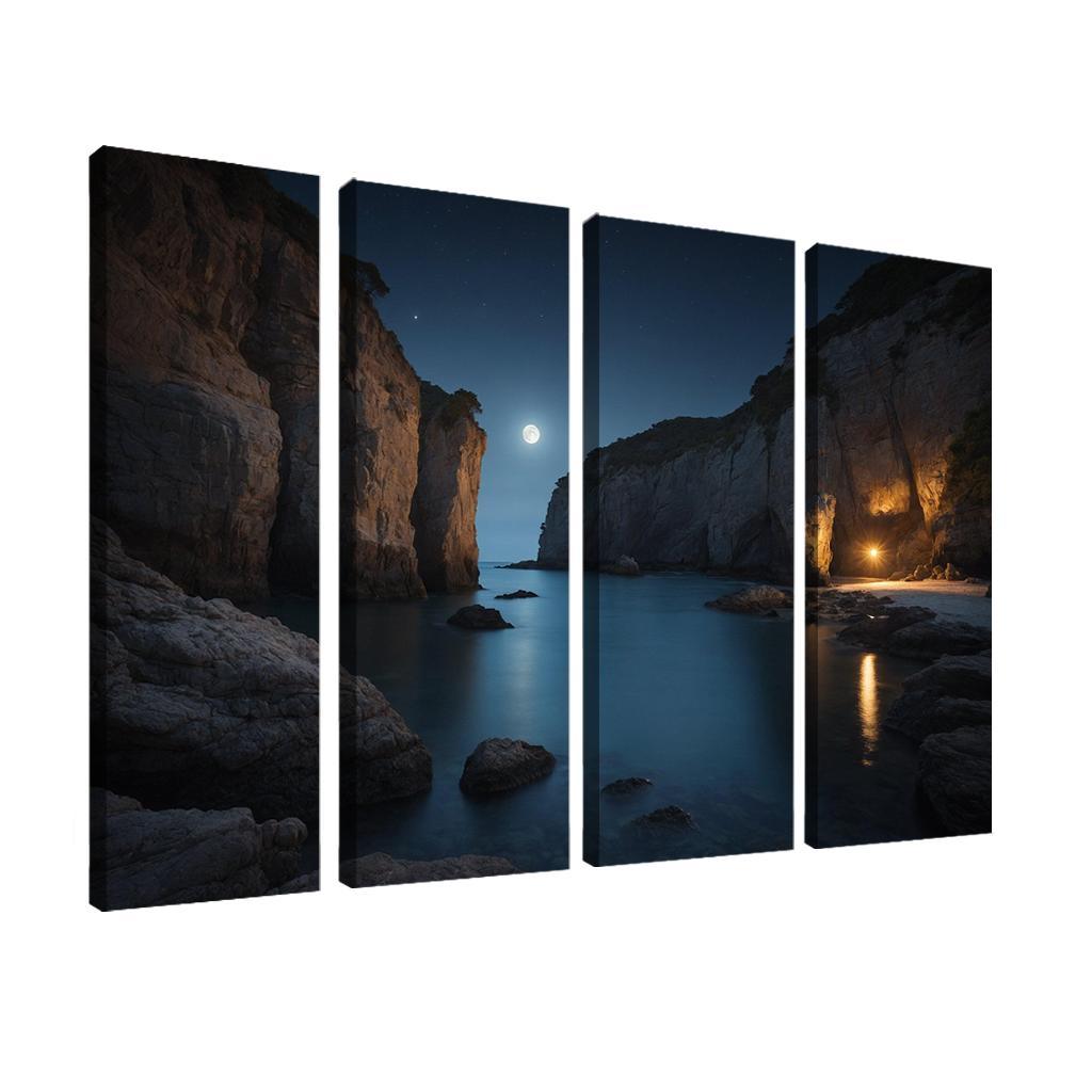 The Enchanted Coves Of Moonlit Waters Art Trends