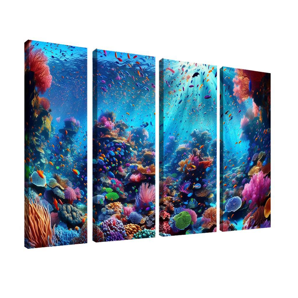 Coral Haven Underwater Wonderland Premium Artwork Frames