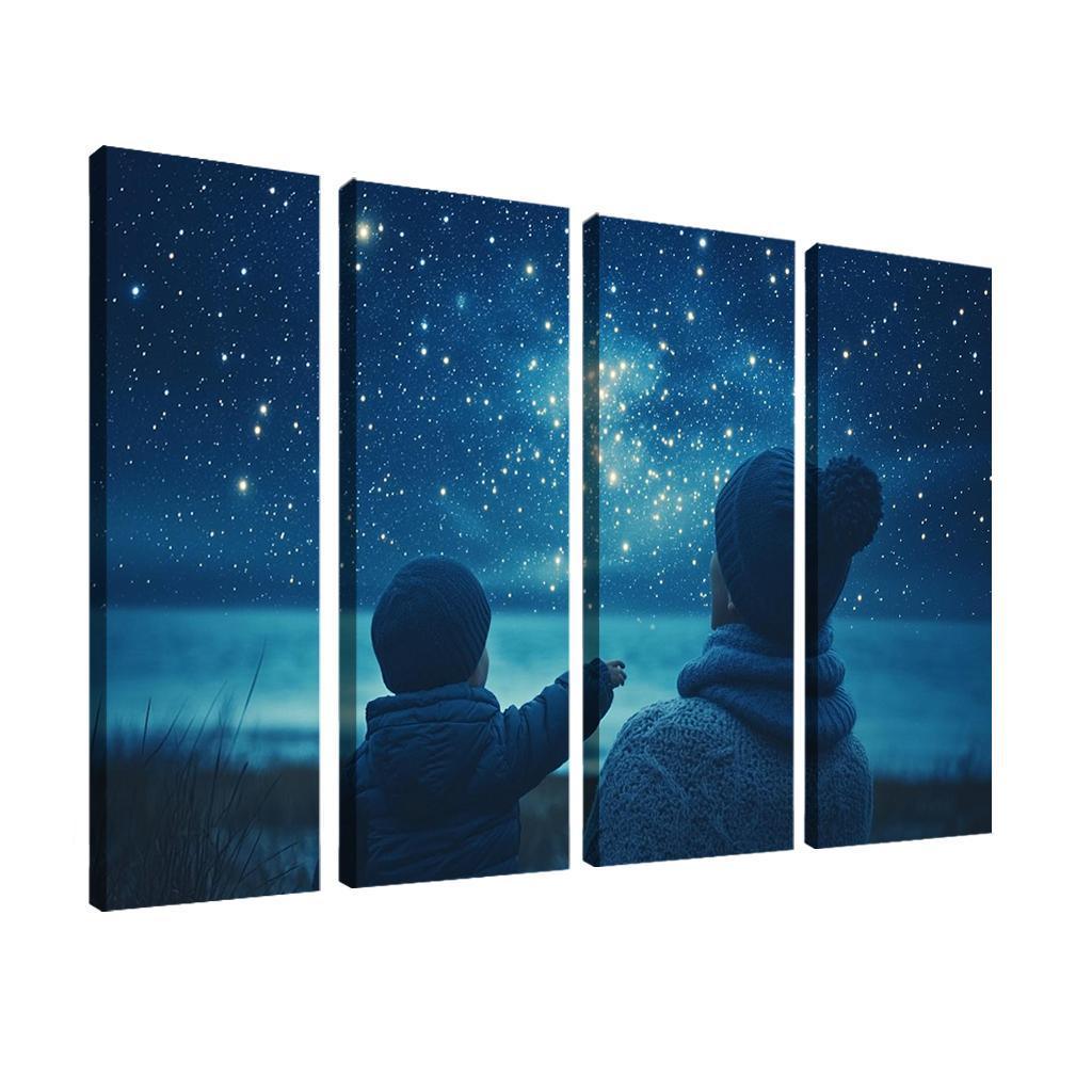 The Light Of Hope A Mothers Guiding Star Canvas Paintings Frame