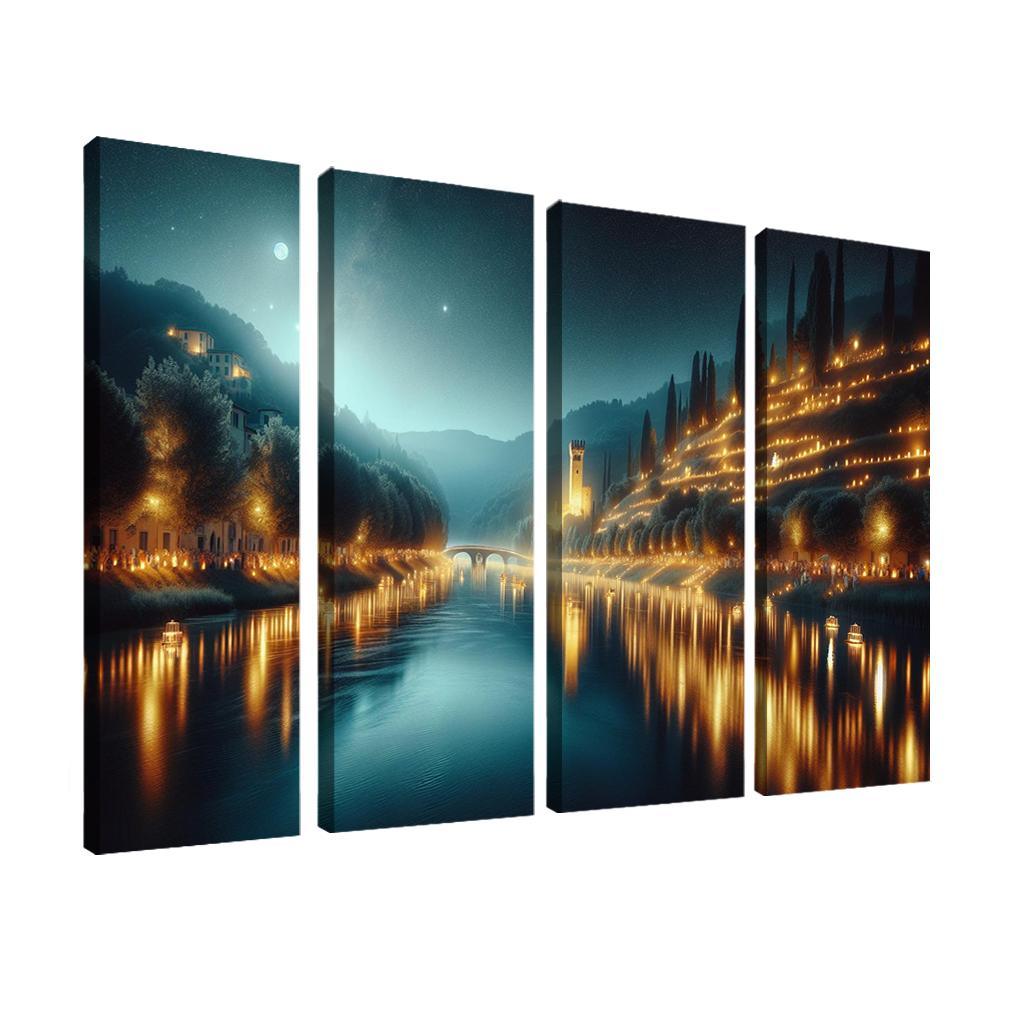 Luminara Di San Ranieri - Italy Framed Paintings