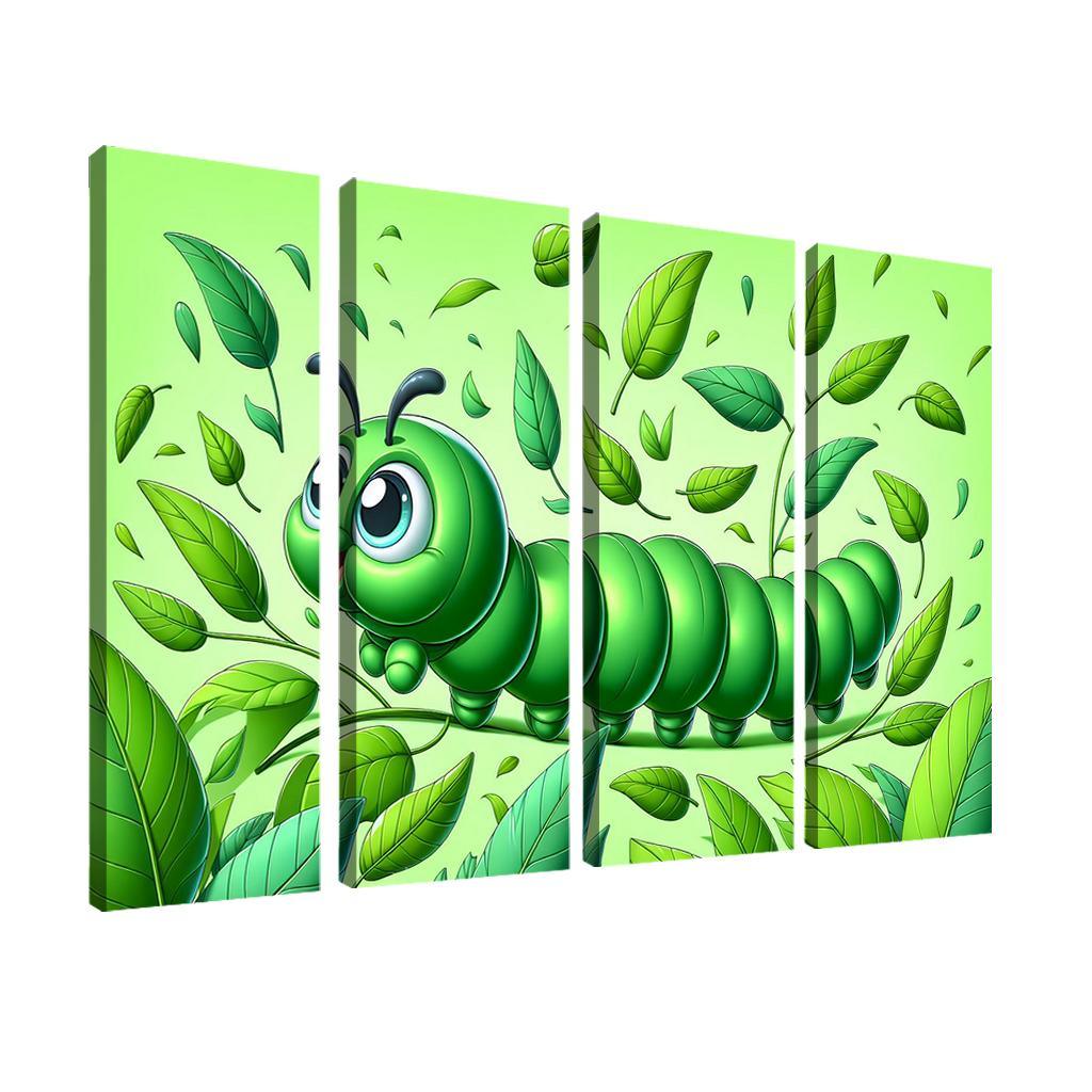 Cuddly Caterpillar Adventure Premium Artwork Frames