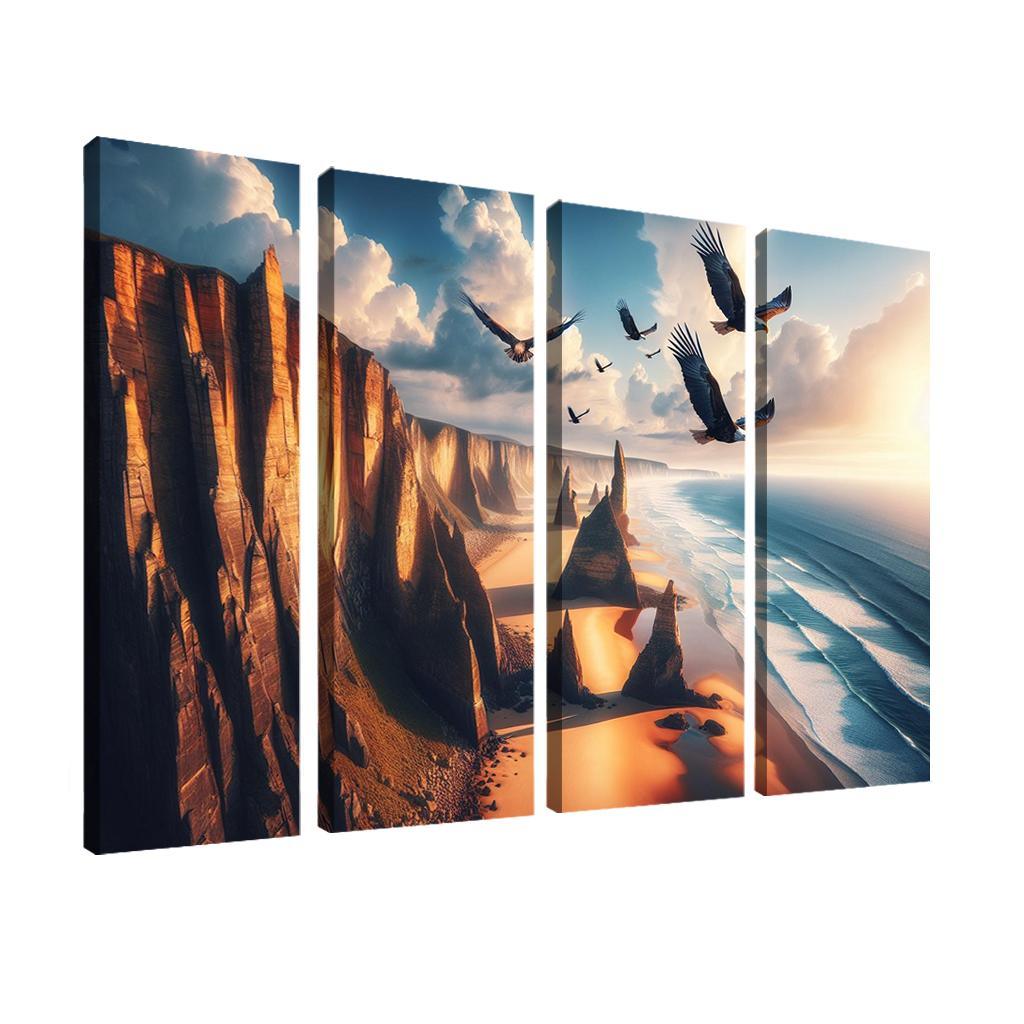 Eagle's Nest Beach Modern Paintings Frame