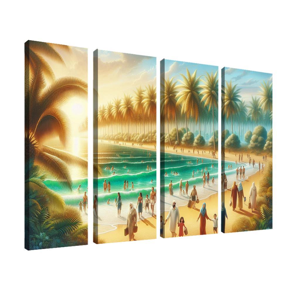 Elysian Fields Beach Custom Paintings Frame