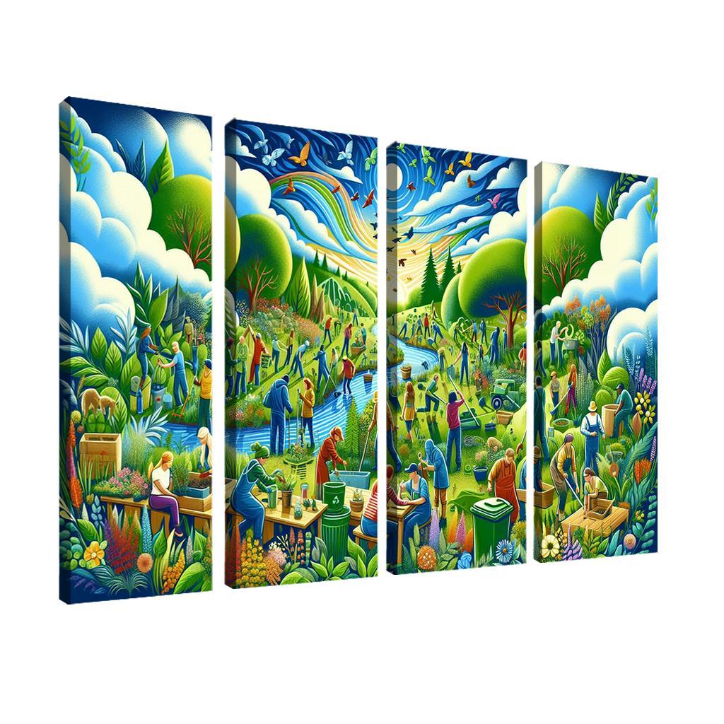 Sustainable Development Creating A Better Future Art Trends