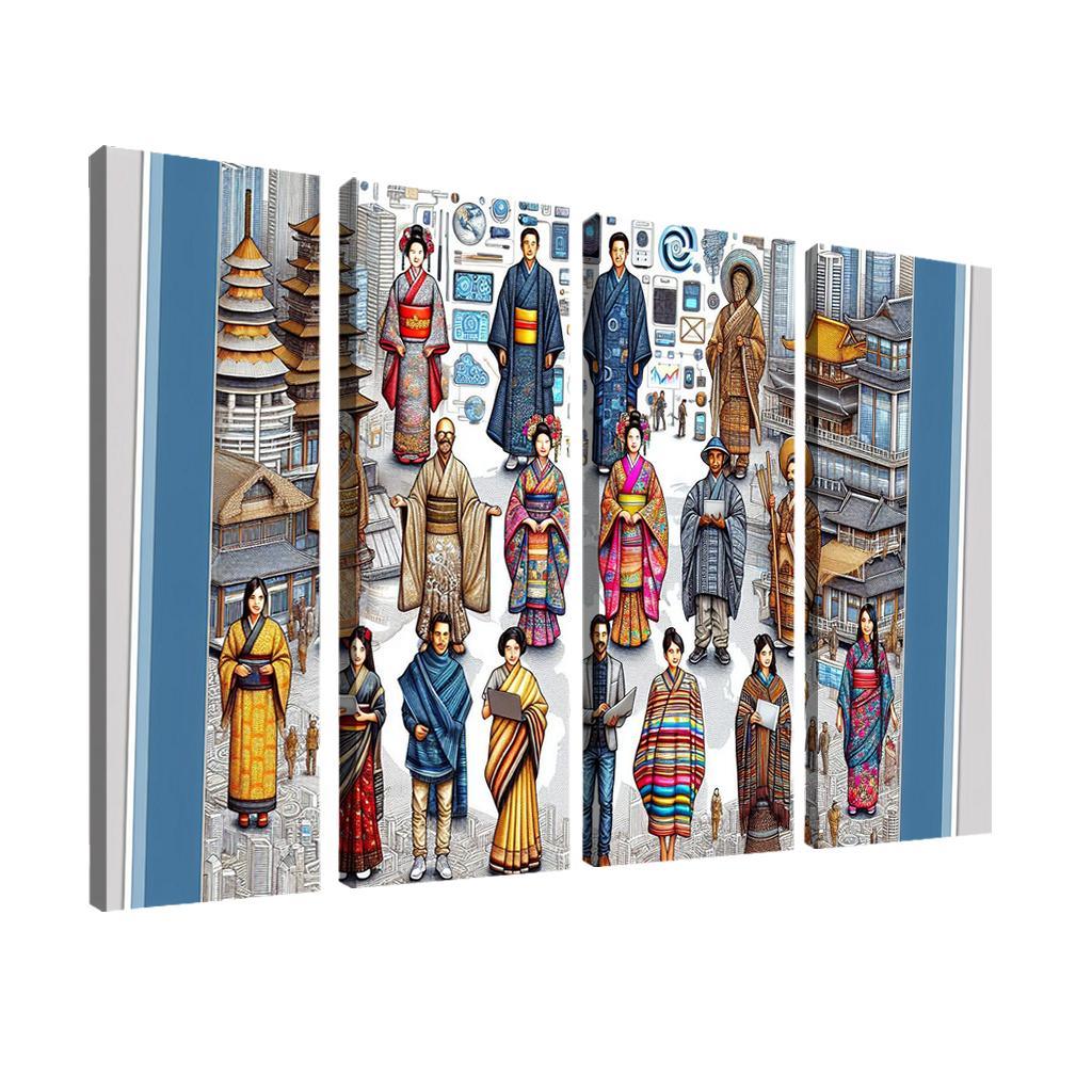 Roots Of Heritage The Value Of Cultural Preservation Custom Paintings Frame