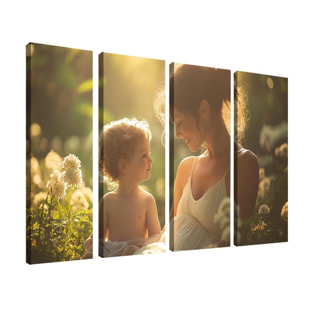 A Heartfelt Connection The Unspoken Bond Of Love Canvas Paintings Frame
