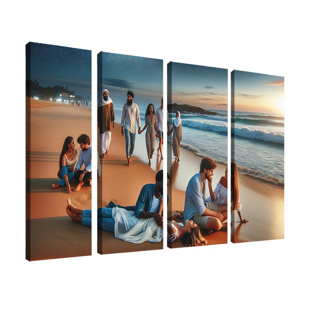 Twilight Cove A Romantic Escape Custom Paintings Frame