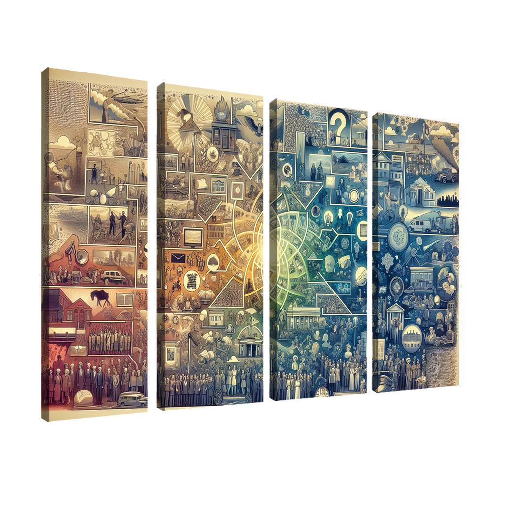 Whispers Of The Past Honoring Historical Trauma Multi-panel Paintings