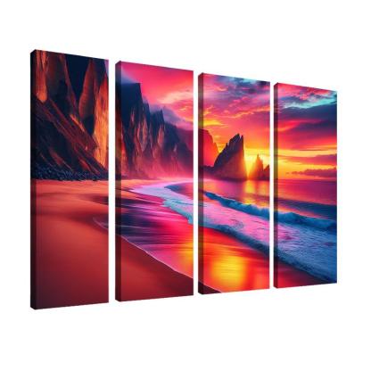 Sunset Viewpoint Spectacular Coastal Vistas Abstract Paintings Frame