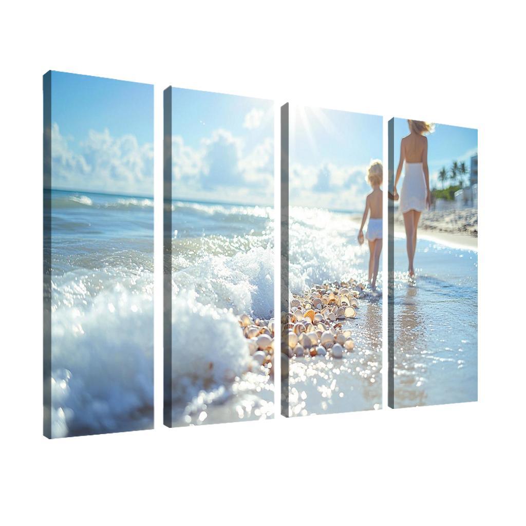 Waves Of Love The Ocean Of Motherhood Custom Paintings Frame