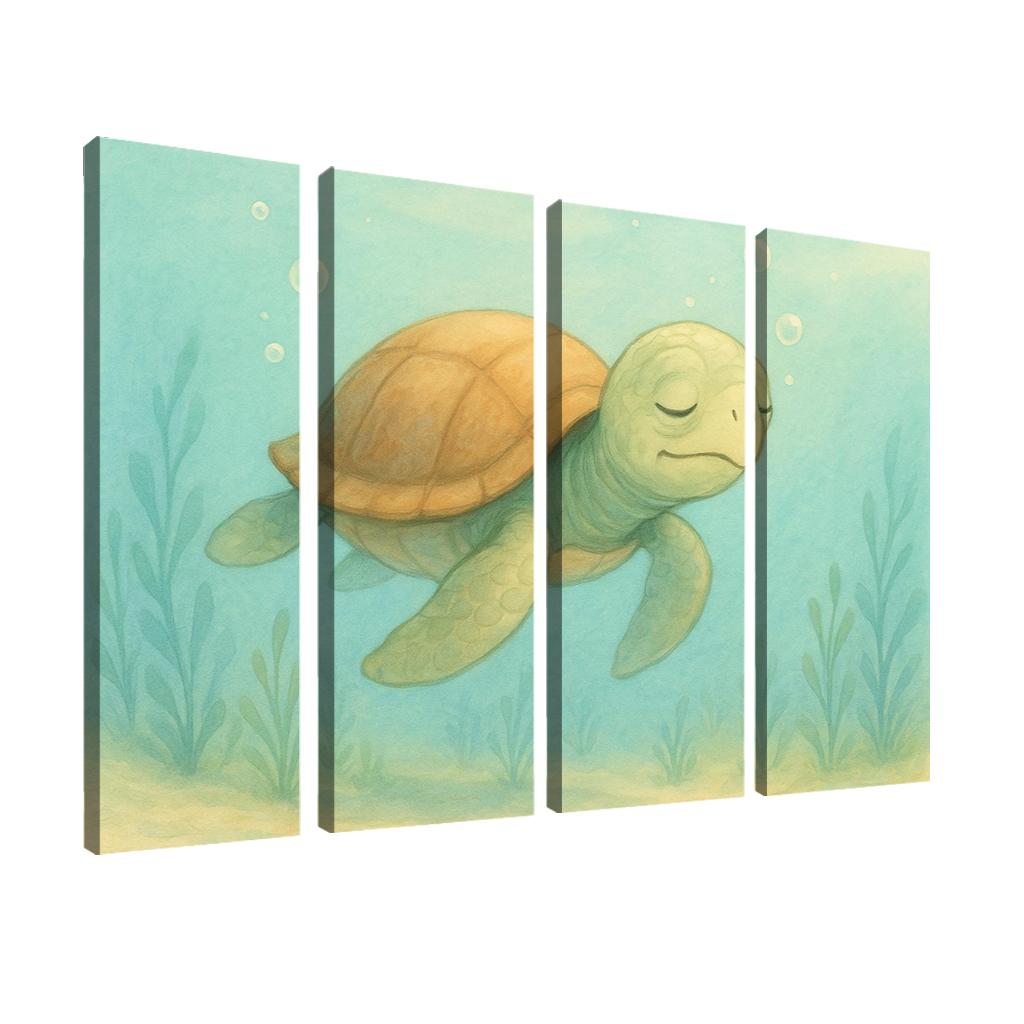 Wise Turtle Journey Premium Artwork Frames