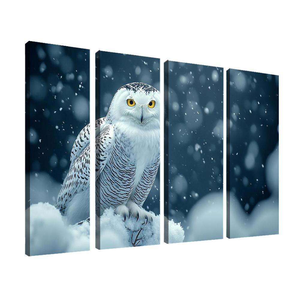 The Elegant Snowy Owl Guardian Of The Arctic Art Trends