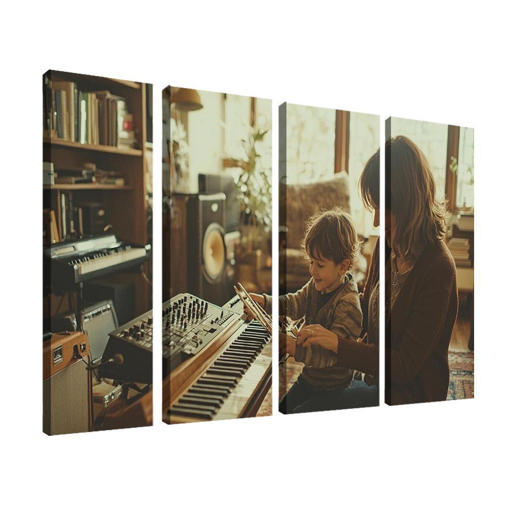 Songs Of The Heart A Mothers Melodic Influence Canvas Paintings Frame