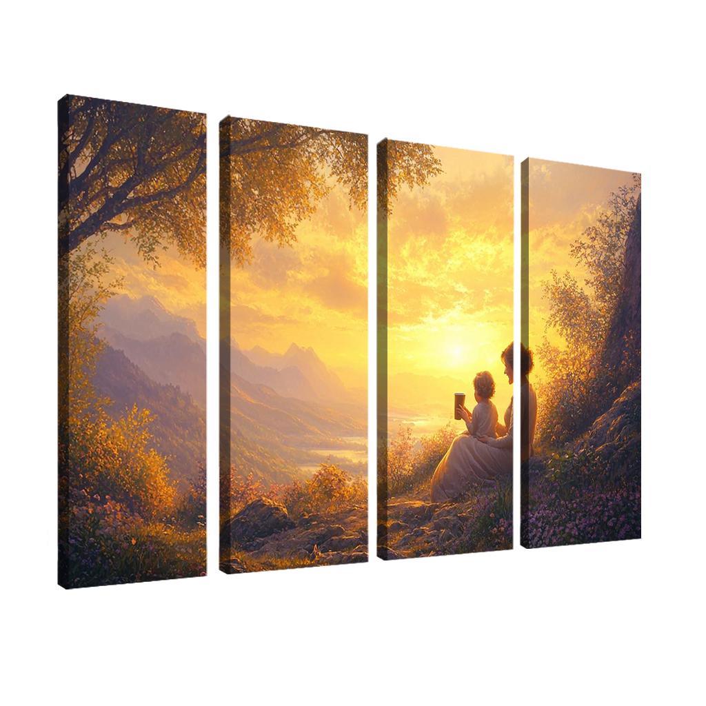 Sunrise Moments The Dawn Of Love Custom Paintings Frame