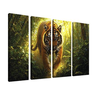 The Power Of The Tiger Canvas Paintings Frame