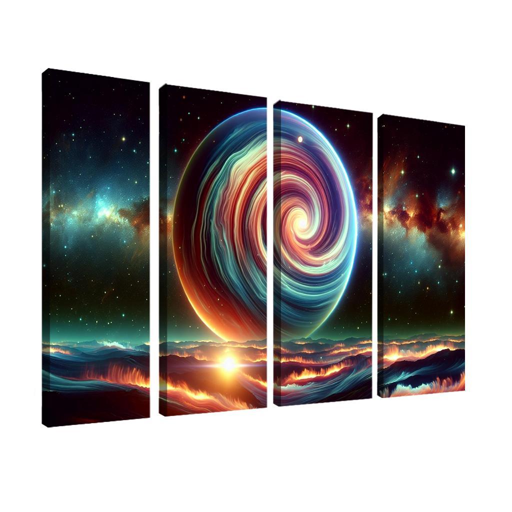 The Hidden World Of Gas Giants Abstract Paintings Frame