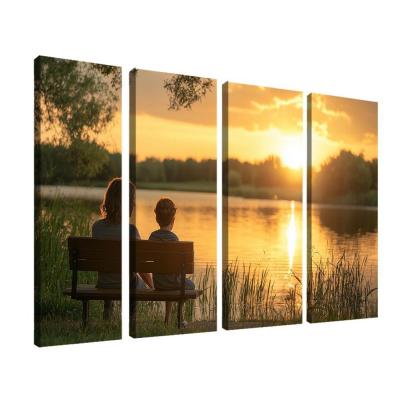 Moments Of Reflection A Mothers Guidance Custom Paintings Frame